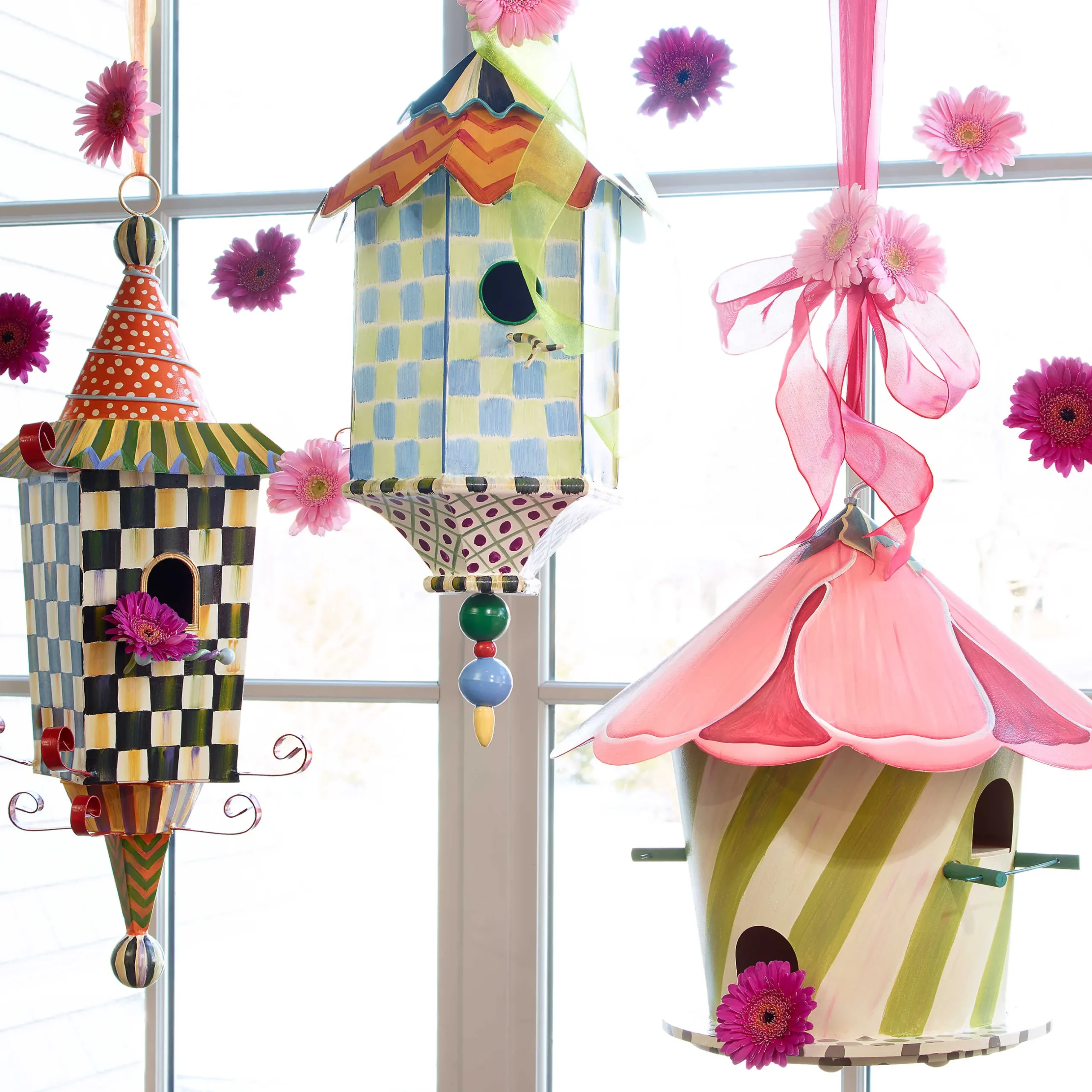 Spring|Outdoor|MacKenzie-Childs Flyer's Folly Birdhouse