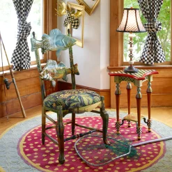 Dining Room & Kitchen|MacKenzie-Childs Forest Fish Chair