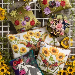 Pillows, Throws, & Cushions|MacKenzie-Childs Frida Cowlo Throw Pillow