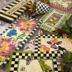 Outdoor|Rugs|MacKenzie-Childs Frog Entrance Mat