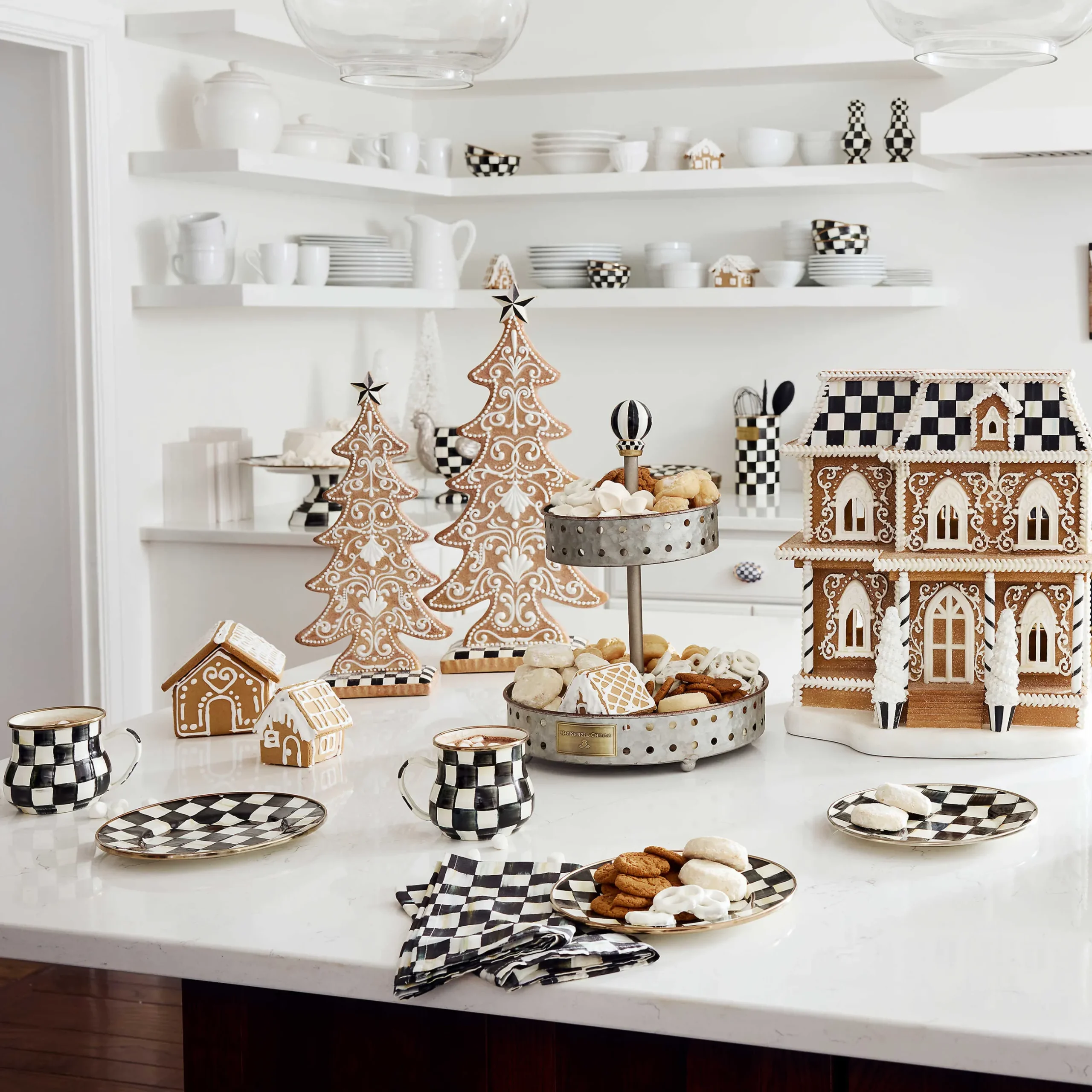 Holiday|Room Accents|MacKenzie-Childs Gingerbread Cookie Small Tree