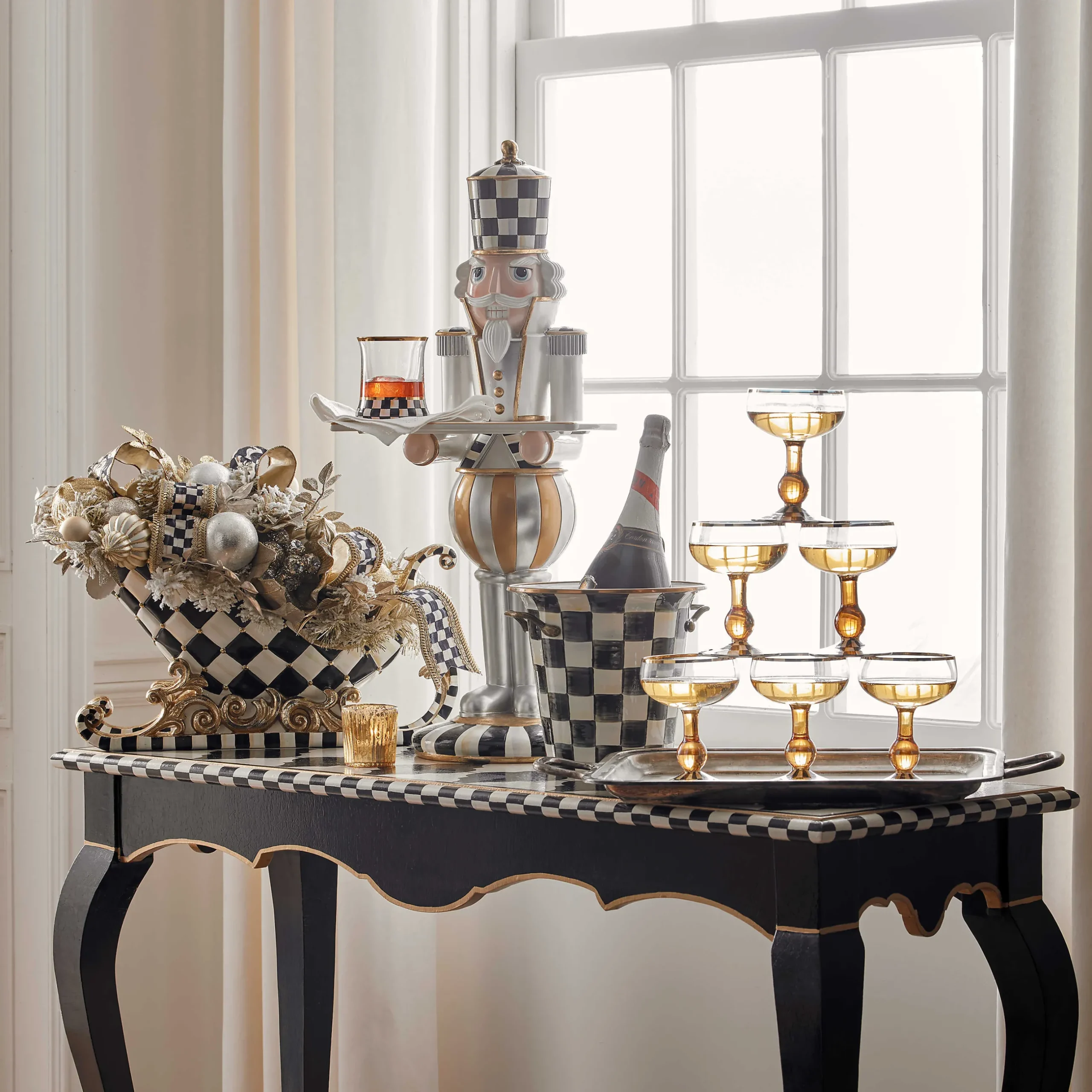 Holiday|Room Accents|MacKenzie-Childs Glam Up Buckingham Nutcracker Butler