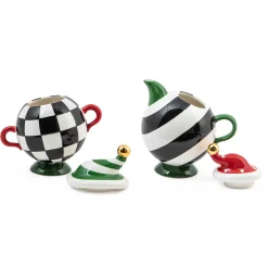 Holiday|Decor Sets|MacKenzie-Childs Granny Kitsch Tipsy Creamer  Sugar Set