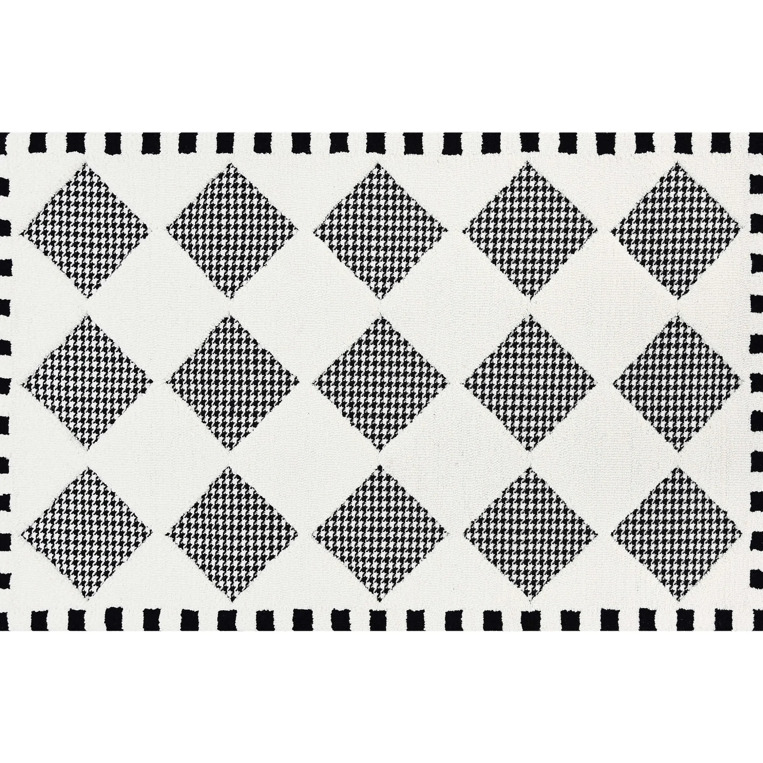 Rugs|MacKenzie-Childs Houndstooth Check Diamond 3' x 5' Rug