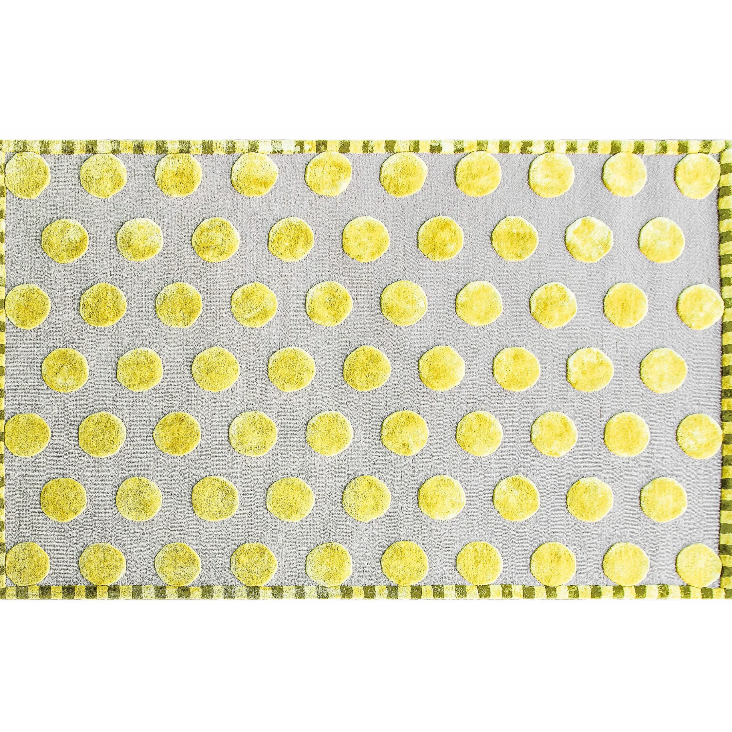 Rugs|MacKenzie-Childs Macro Dot Chartreuse Rug - 5' x 8'
