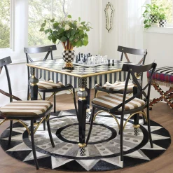 Rugs|MacKenzie-Childs Madison Hair on Hide 6' Round Rug