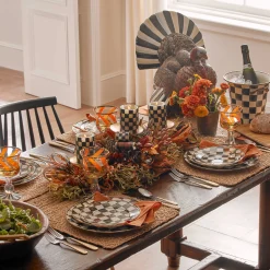 Holiday|The Halloween Shop|MacKenzie-Childs Maypole Apricot Wine Glass