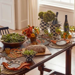 Drinkware|Bar Entertaining|MacKenzie-Childs Maypole Leaf Wine Glass