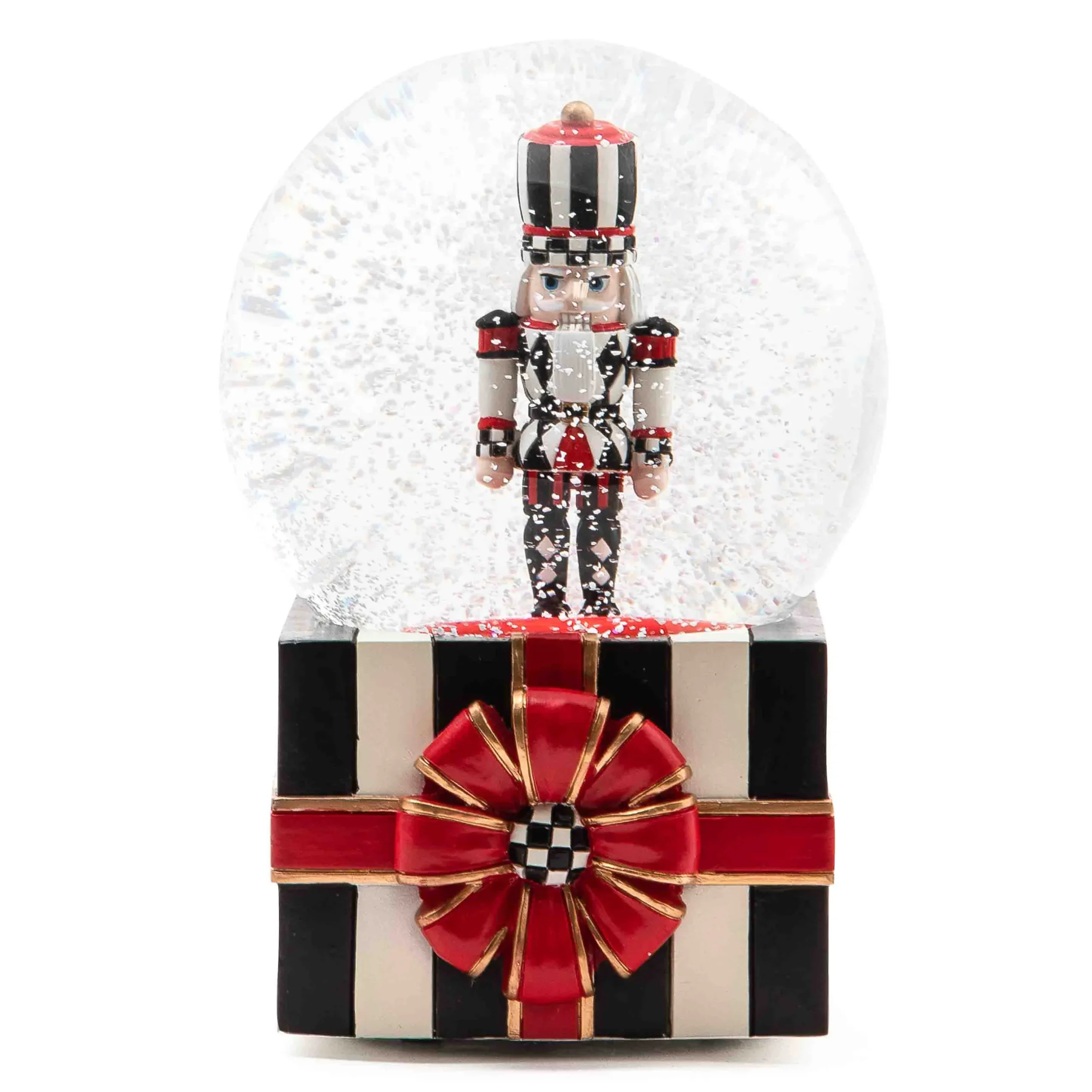 Holiday|Room Accents|MacKenzie-Childs Nutcracker Gift Snow Globe