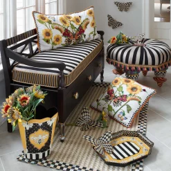 Living Room|MacKenzie-Childs On Wall Street Setting Seat