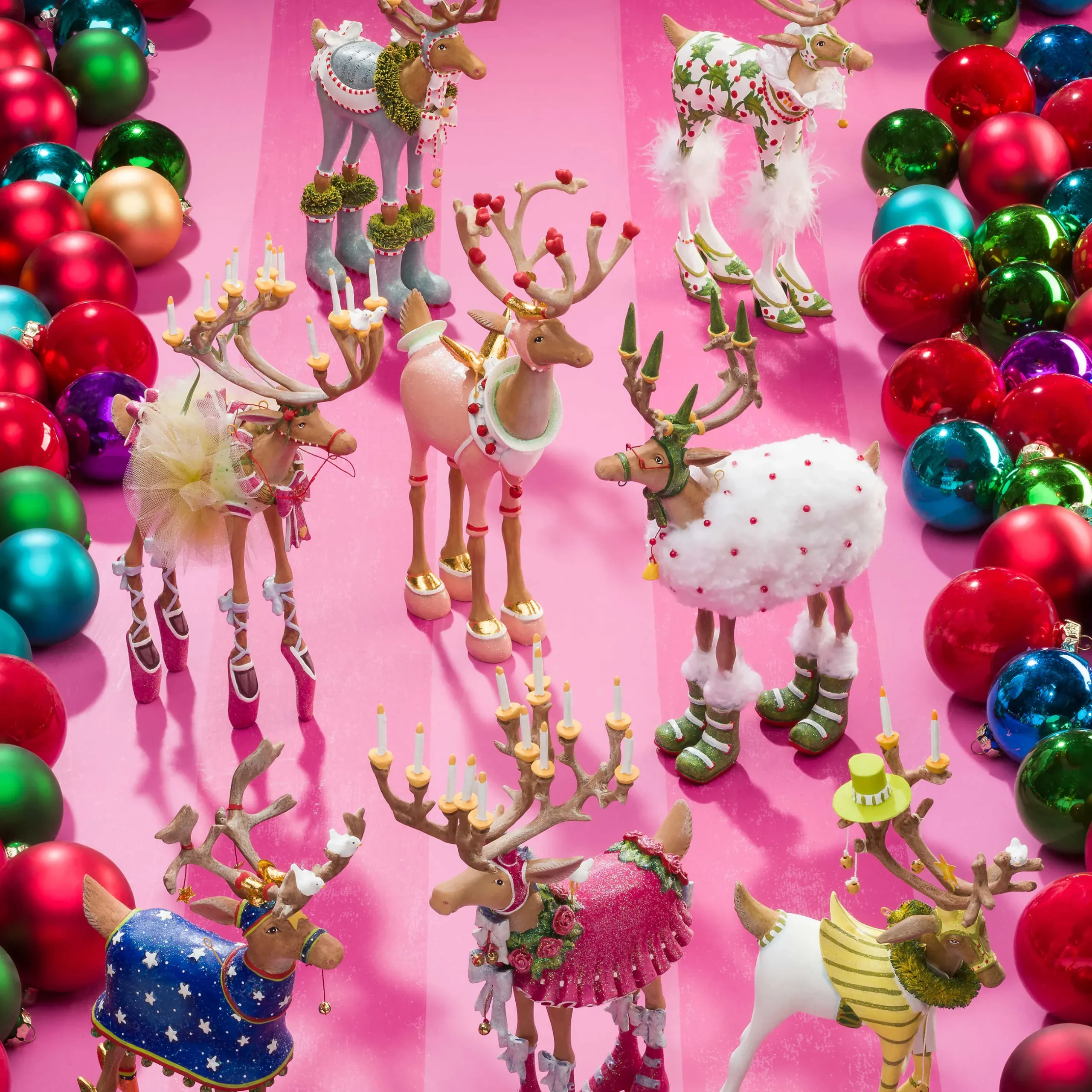 Holiday|Room Accents|MacKenzie-Childs Patience Brewster Dash Away Vixen Reindeer Figure