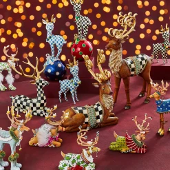Holiday|Room Accents|MacKenzie-Childs Patience Brewster Dash Away Vixen Reindeer Figure
