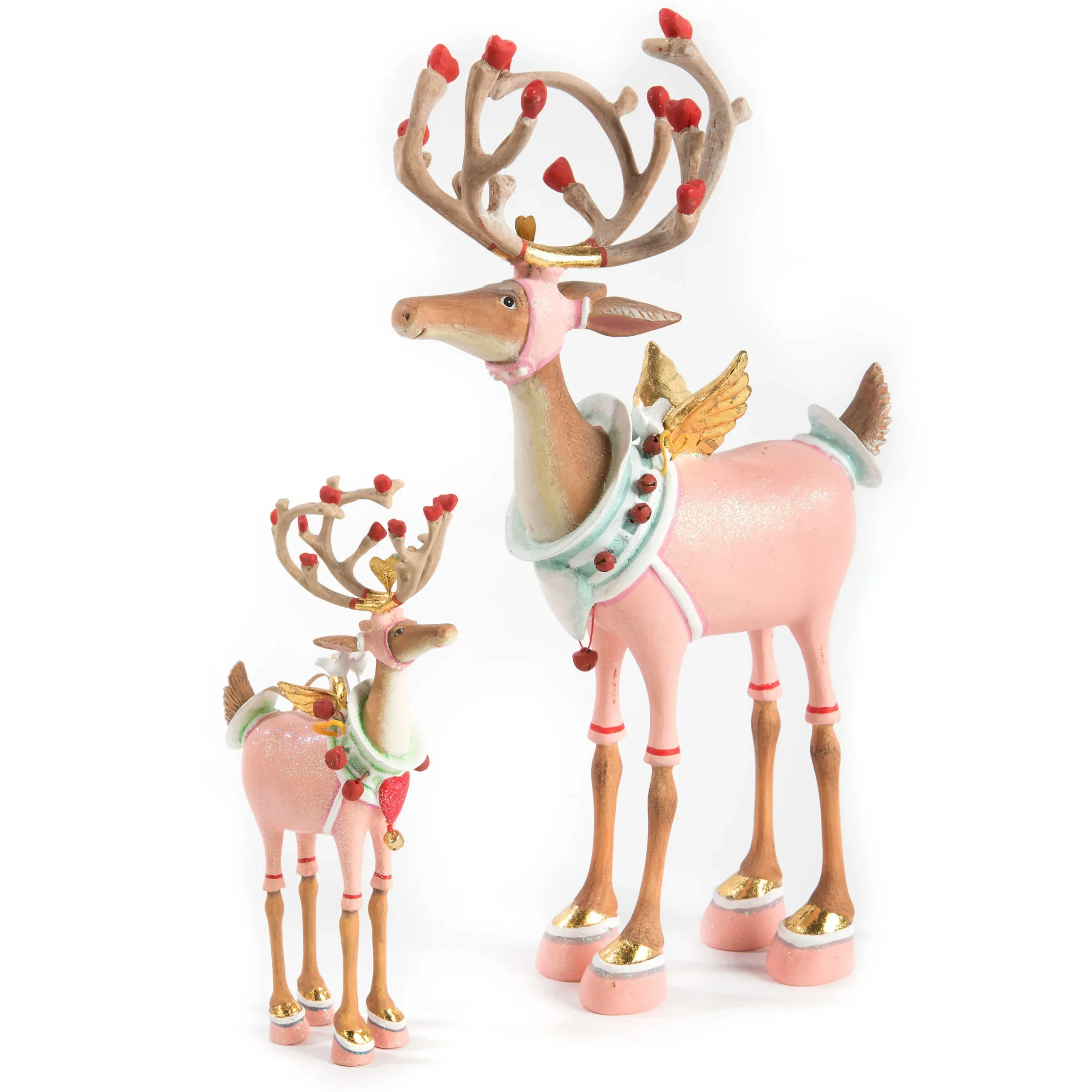 Holiday|Room Accents|MacKenzie-Childs Patience Brewster Dash Away Cupid Reindeer Figure