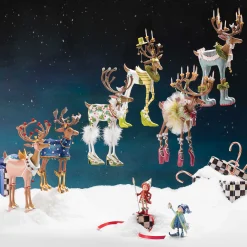 Holiday|Room Accents|MacKenzie-Childs Patience Brewster Dash Away Prancer Reindeer Figure