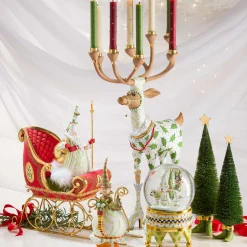 Holiday|Room Accents|MacKenzie-Childs Patience Brewster Dash Away Sisal Elf Tree Figures