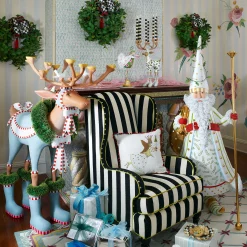 Holiday|Candles & Fragrances|MacKenzie-Childs Patience Brewster Dash Away Vixen Reindeer Candelabra