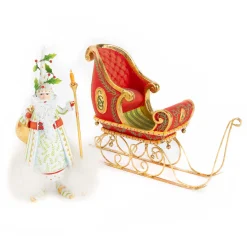 Holiday|MacKenzie-Childs Patience Brewster Dash Away Candlelight Santa Ornament