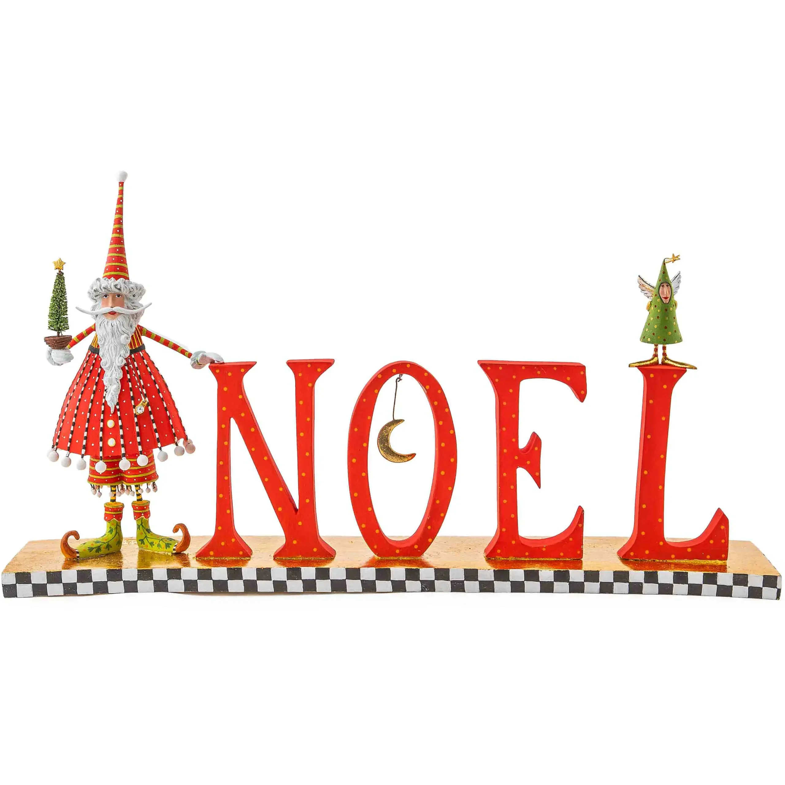 Holiday|MacKenzie-Childs Patience Brewster Dash Away NOEL Decor