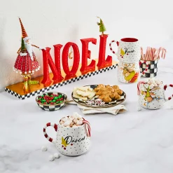 Holiday|MacKenzie-Childs Patience Brewster Dash Away NOEL Decor