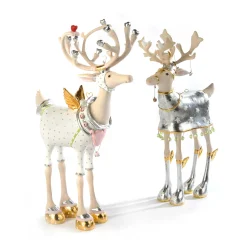 Holiday|Room Accents|MacKenzie-Childs Patience Brewster Moonbeam Comet Reindeer Figure