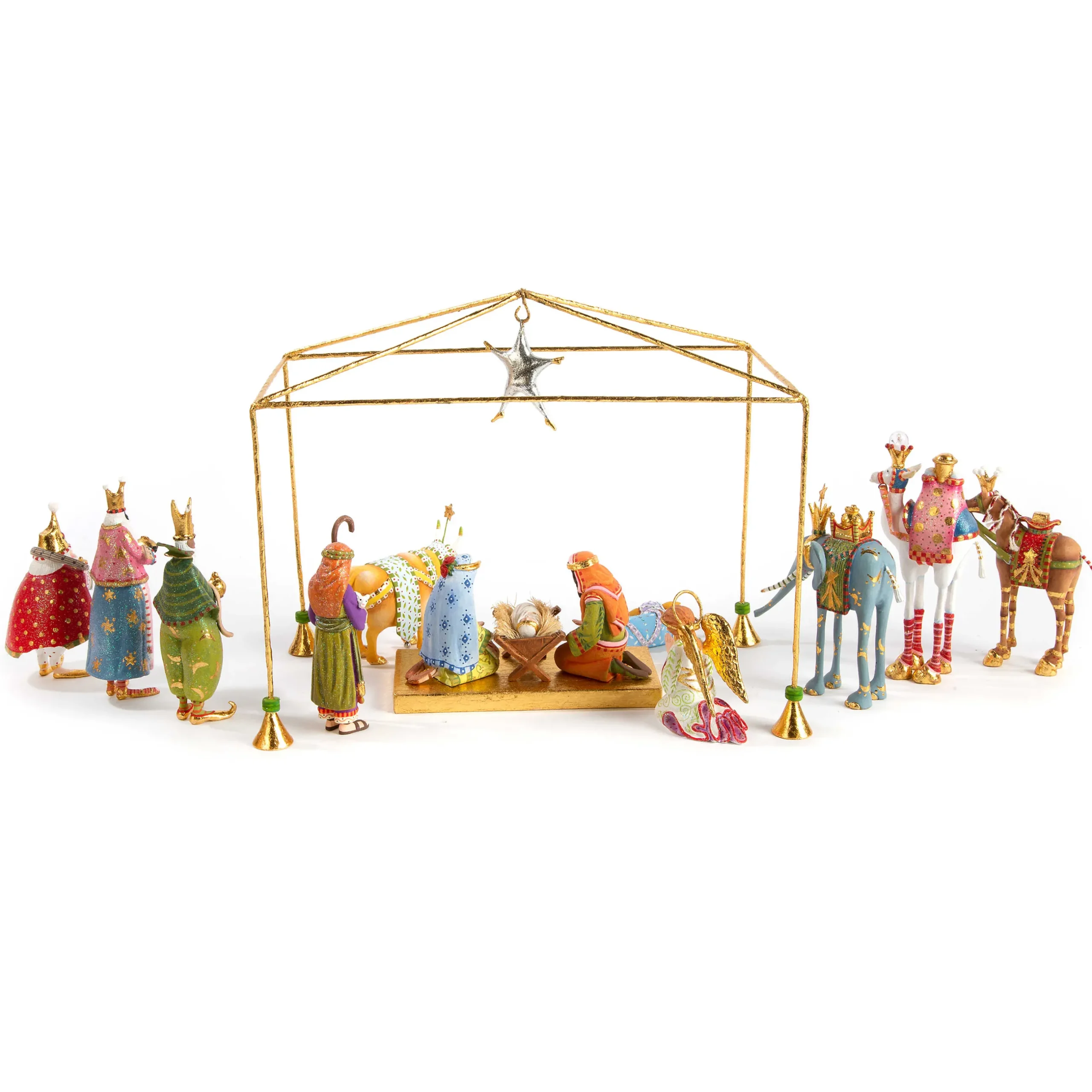 Holiday|Room Accents|MacKenzie-Childs Patience Brewster Nativity Mini Figures Introductory Set