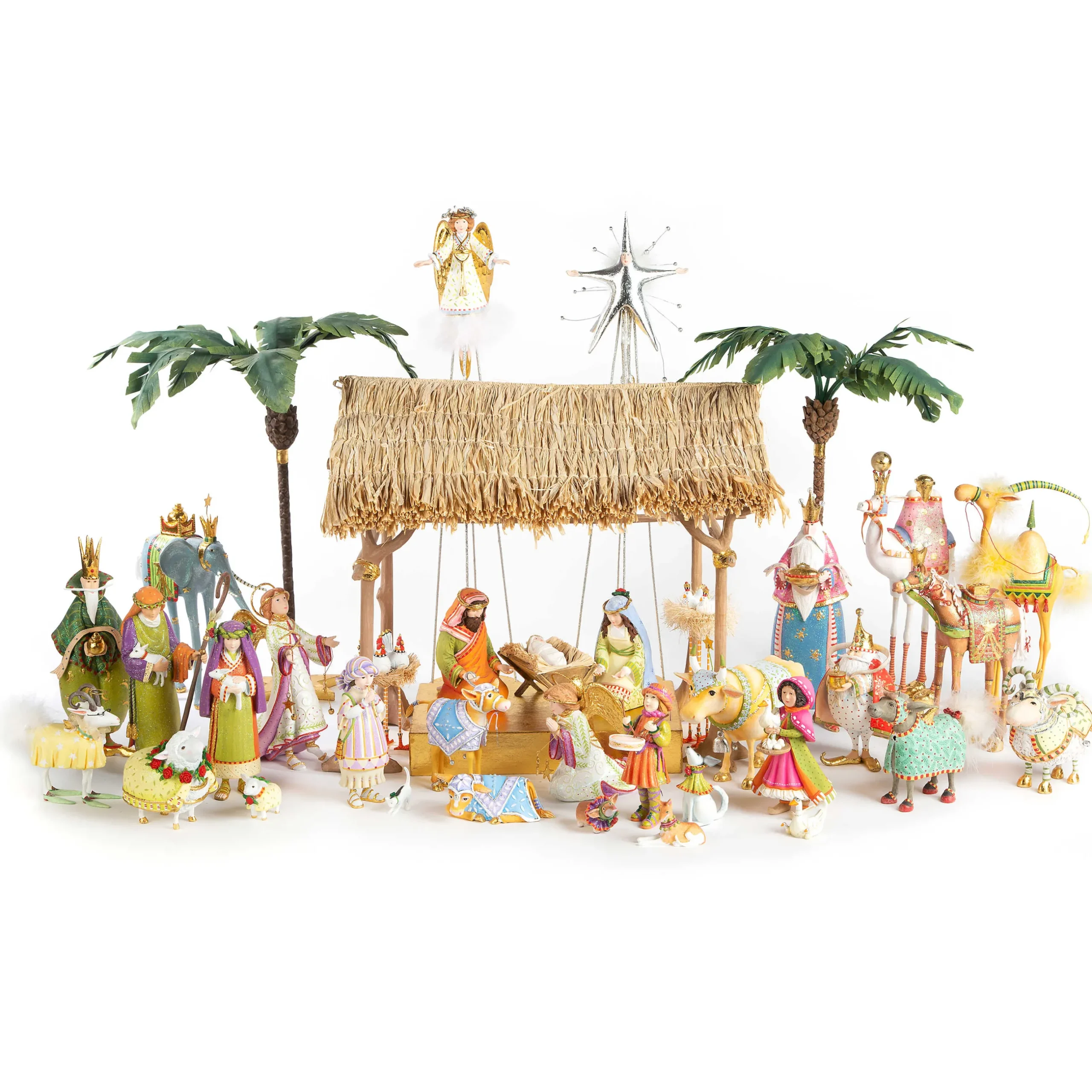 Holiday|Room Accents|MacKenzie-Childs Patience Brewster Nativity Chicken Dove Figures