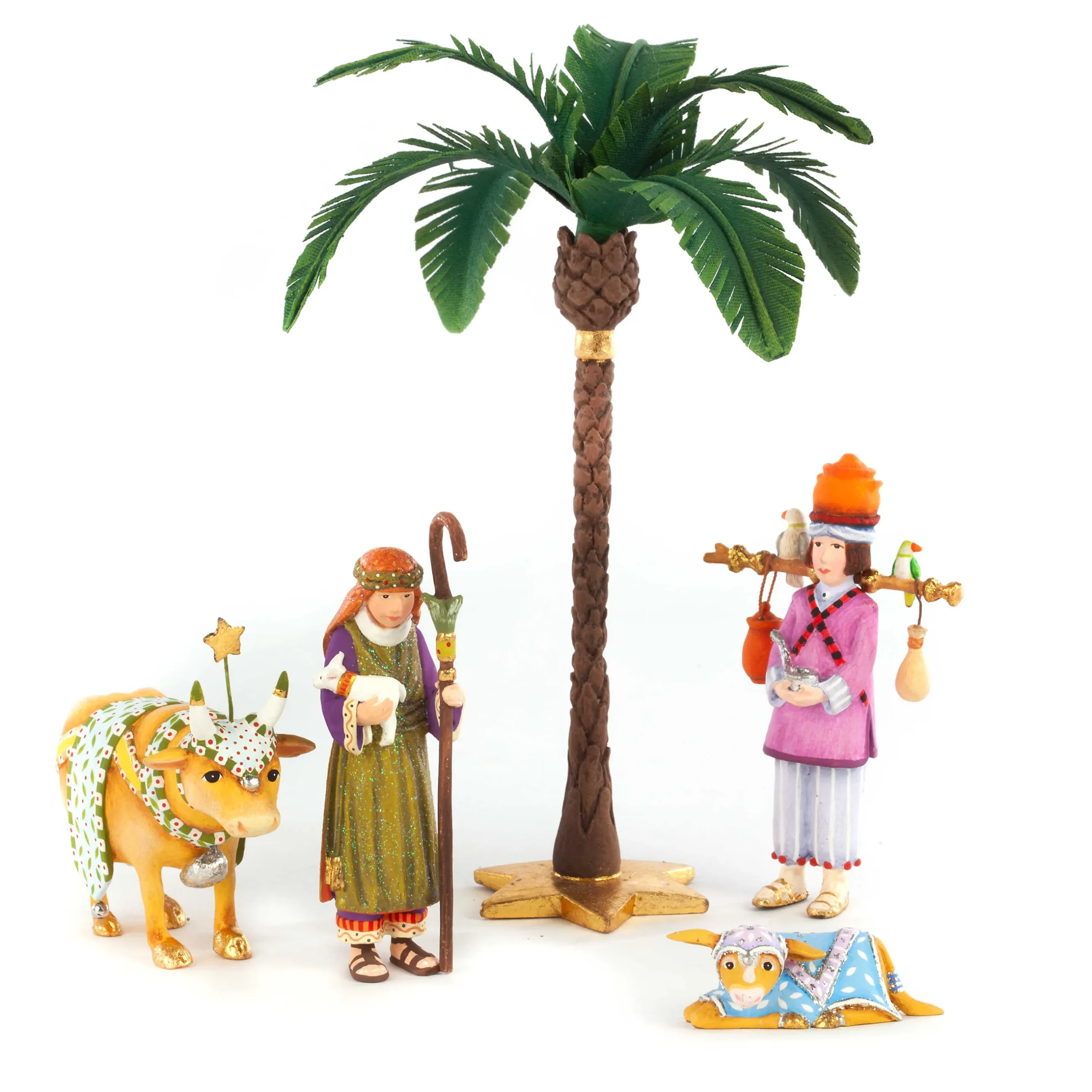 Holiday|Room Accents|MacKenzie-Childs Patience Brewster Nativity Mini Figures - Shepherd Set