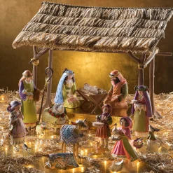 Holiday|Room Accents|MacKenzie-Childs Patience Brewster Nativity Shepherd Sheep Figures