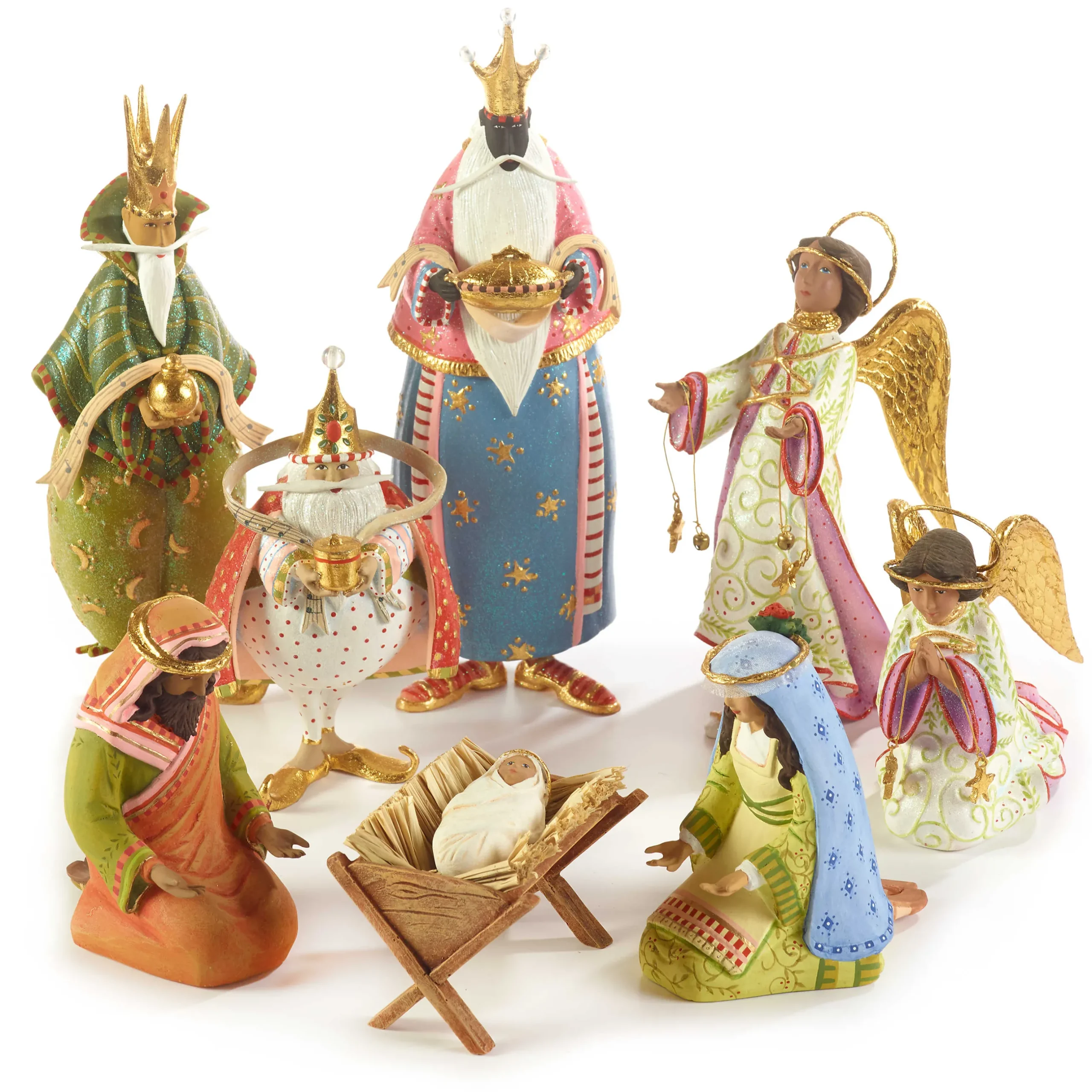 Holiday|Room Accents|MacKenzie-Childs Patience Brewster Nativity World Praying Angel Figure