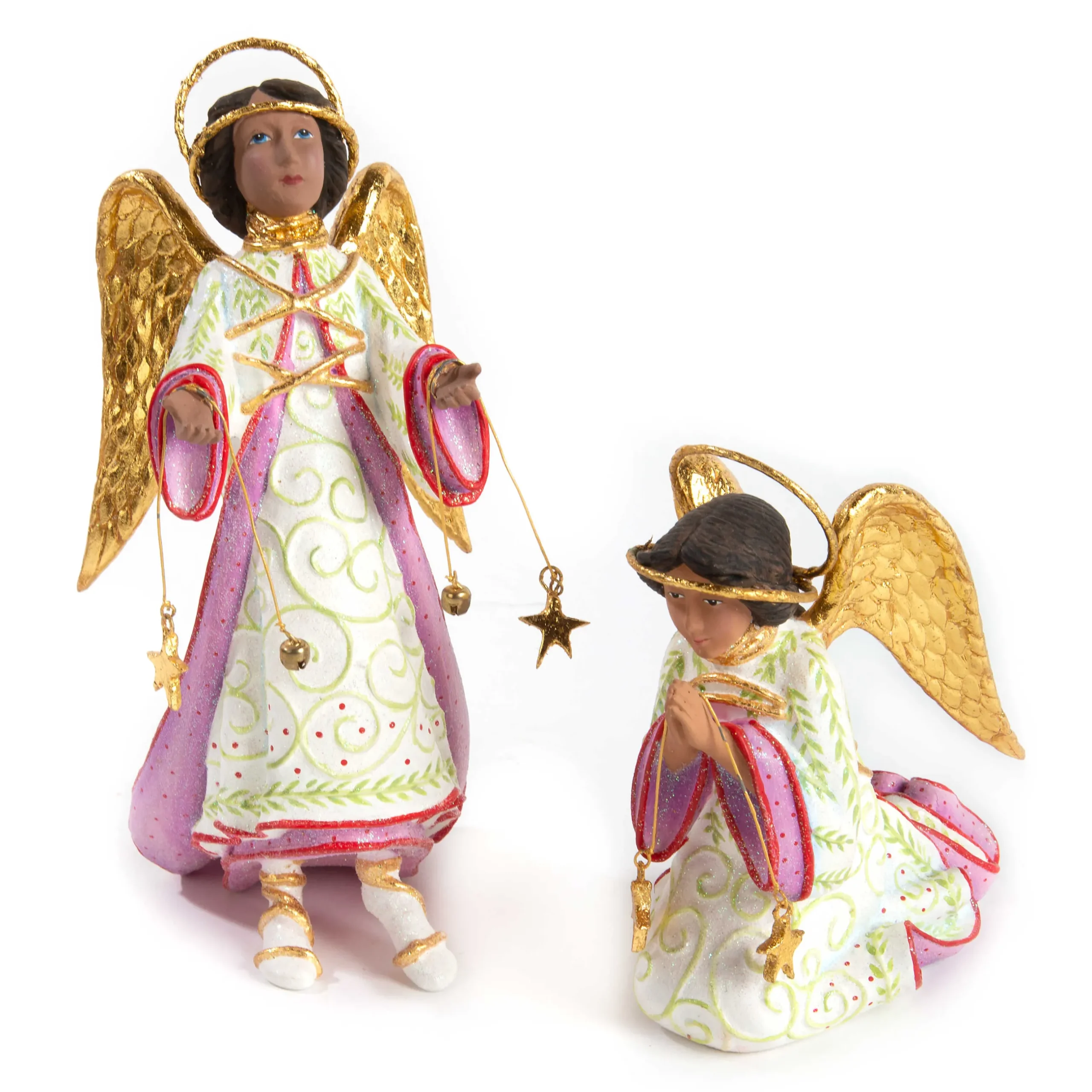 Holiday|Room Accents|MacKenzie-Childs Patience Brewster Nativity World Rejoicing Angel Figure