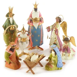 Holiday|Room Accents|MacKenzie-Childs Patience Brewster Nativity World Rejoicing Angel Figure