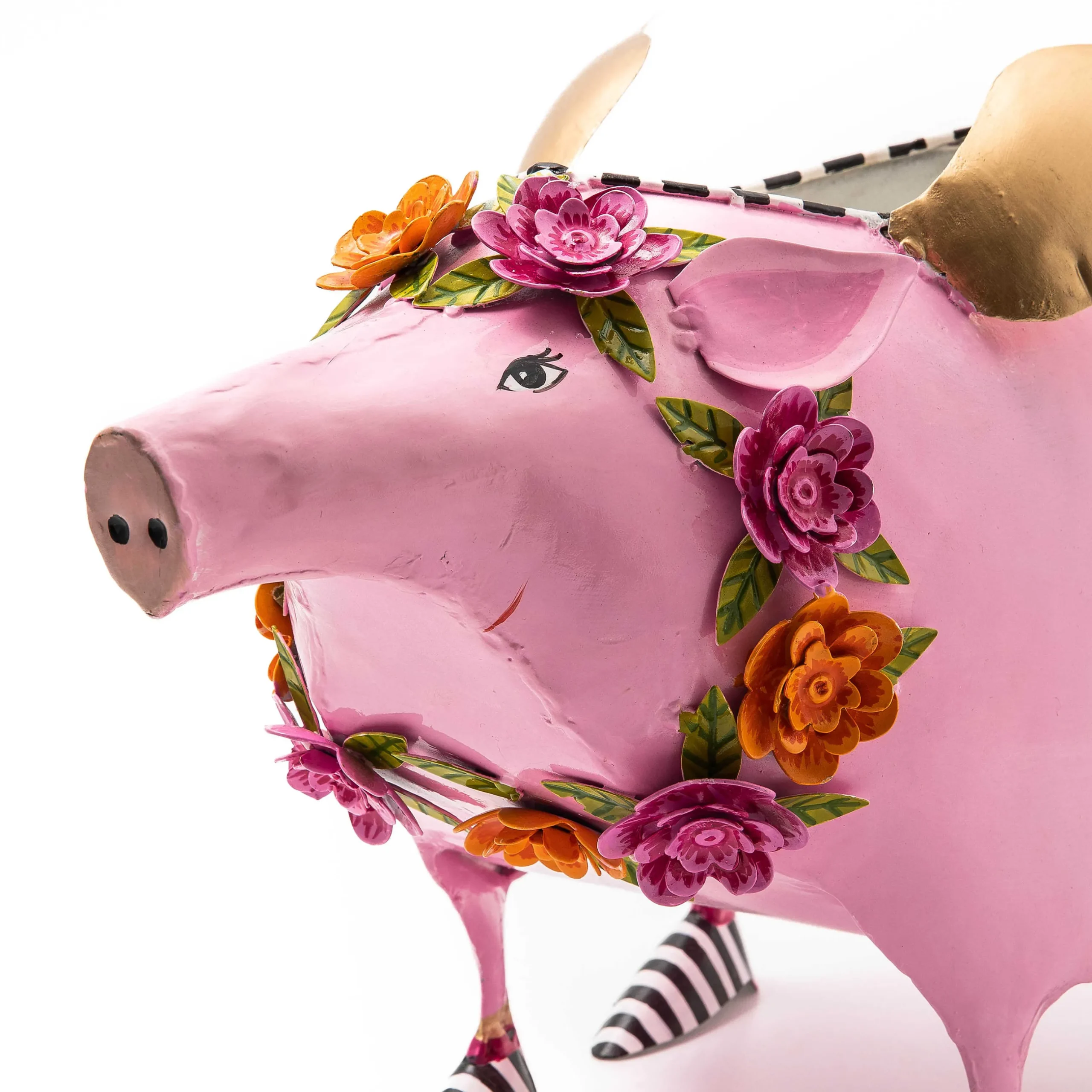 Spring|Greenery & Florals|MacKenzie-Childs Patience Brewster Portia Pig Planter