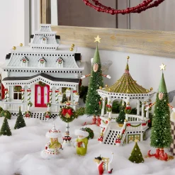 Holiday|Room Accents|MacKenzie-Childs Patience Brewster Sisal Angel Tree Figures, Set of 2