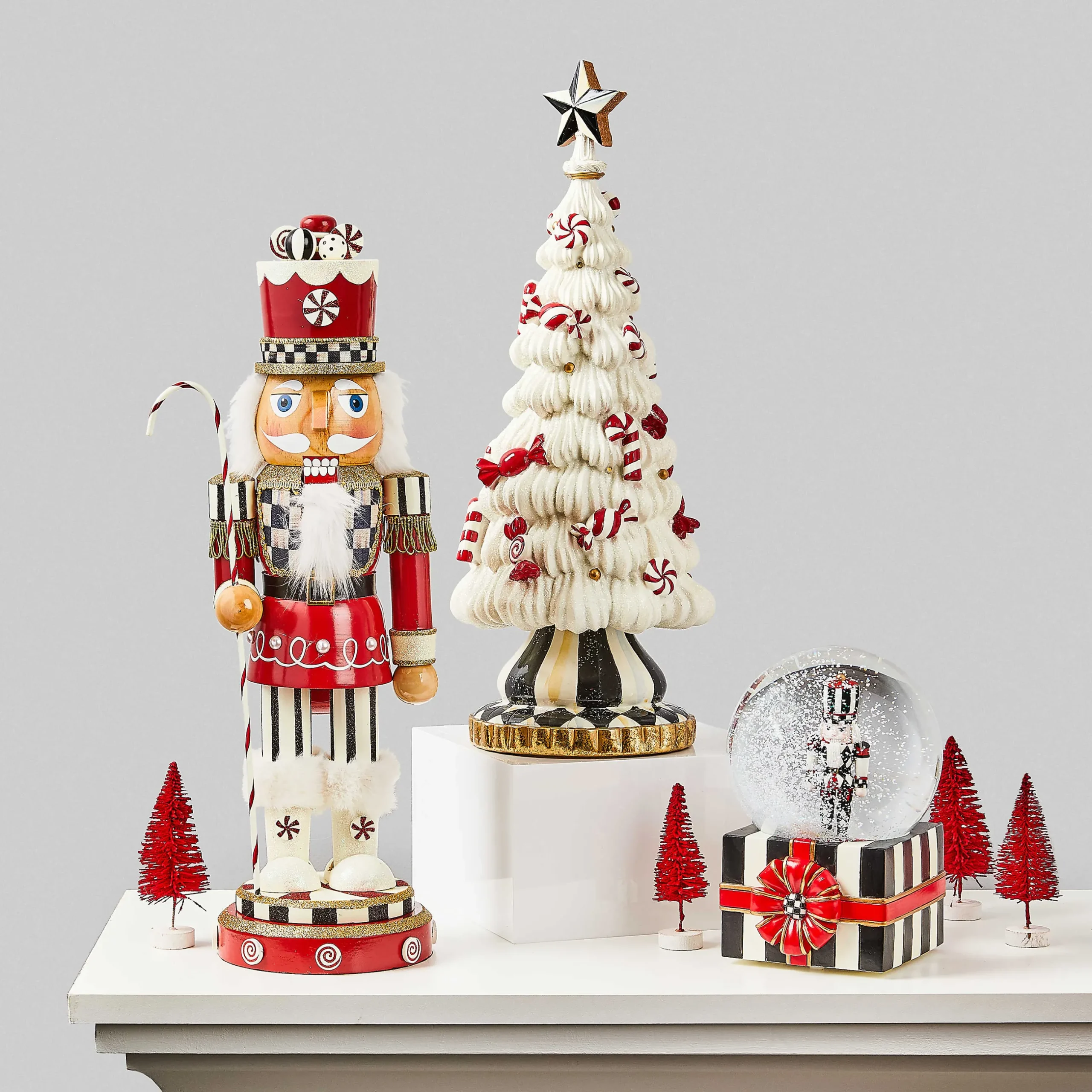 Holiday|Room Accents|MacKenzie-Childs Peppermint Nutcracker