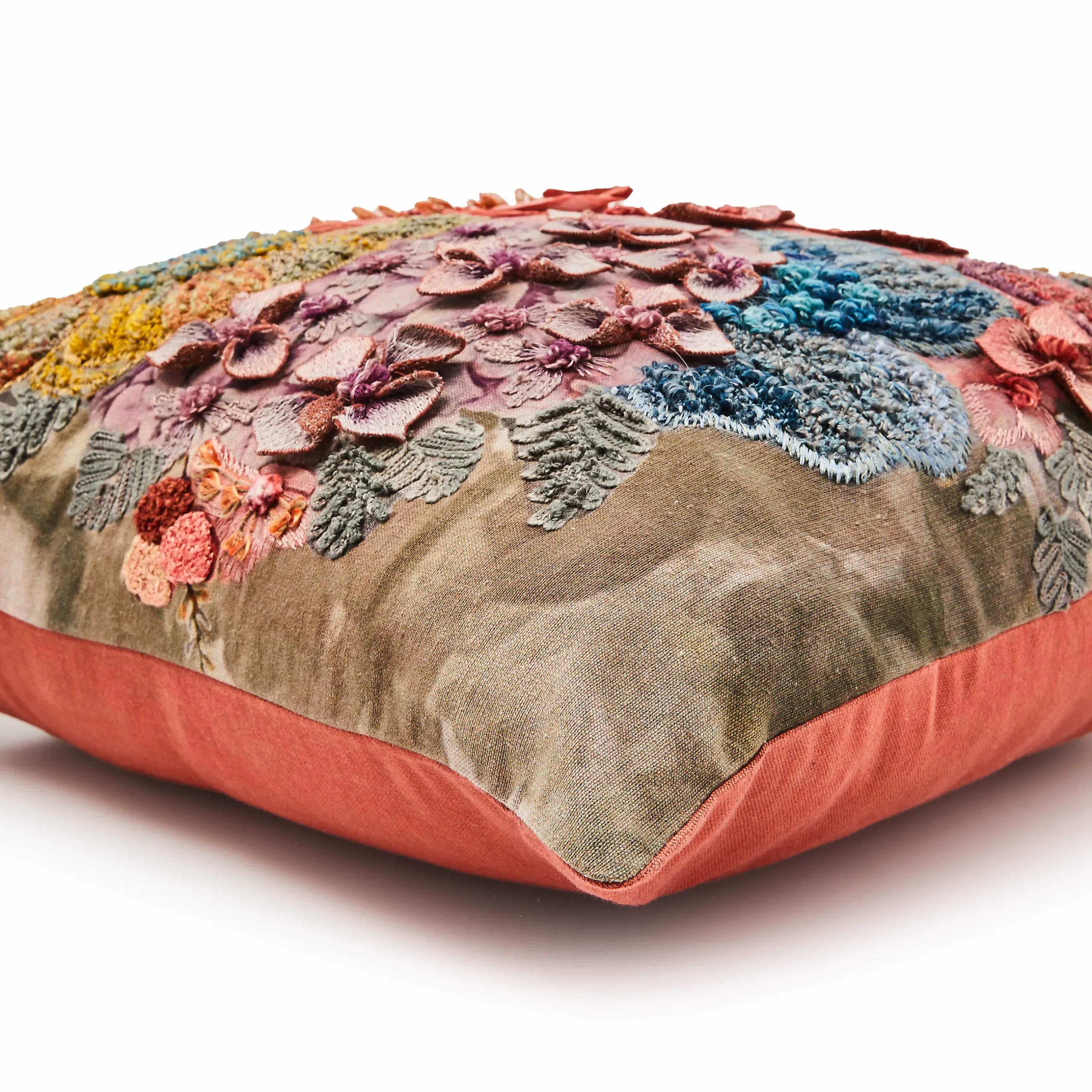 Pillows, Throws, & Cushions|MacKenzie-Childs Petal Palette Floral Throw Pillow
