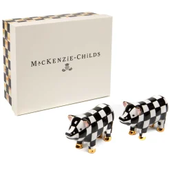 Spring|Table Accessories|MacKenzie-Childs Pig Salt  Pepper Set