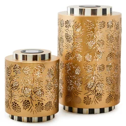 Holiday|The Fall Shop|MacKenzie-Childs Pinecone Tall Solar Lantern