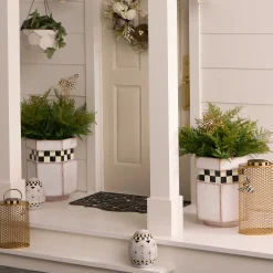 Spring|Greenery & Florals|MacKenzie-Childs Potted Large Fern With Bee