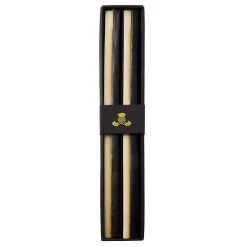 Candles & Fragrances|Table Accessories|MacKenzie-Childs Quatro Black  Ivory Dinner Candles, Set of 2