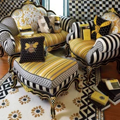 Living Room|MacKenzie-Childs Queen Bee Chair