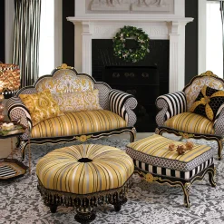 Living Room|MacKenzie-Childs Queen Bee Loveseat