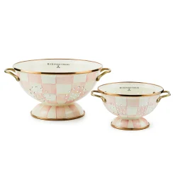 Spring|Kitchen Utensils & Tools|MacKenzie-Childs Rosy Check Large Colander