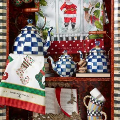 The Coffee Shop|Serveware|MacKenzie-Childs Royal Check 4 Cup Teapot