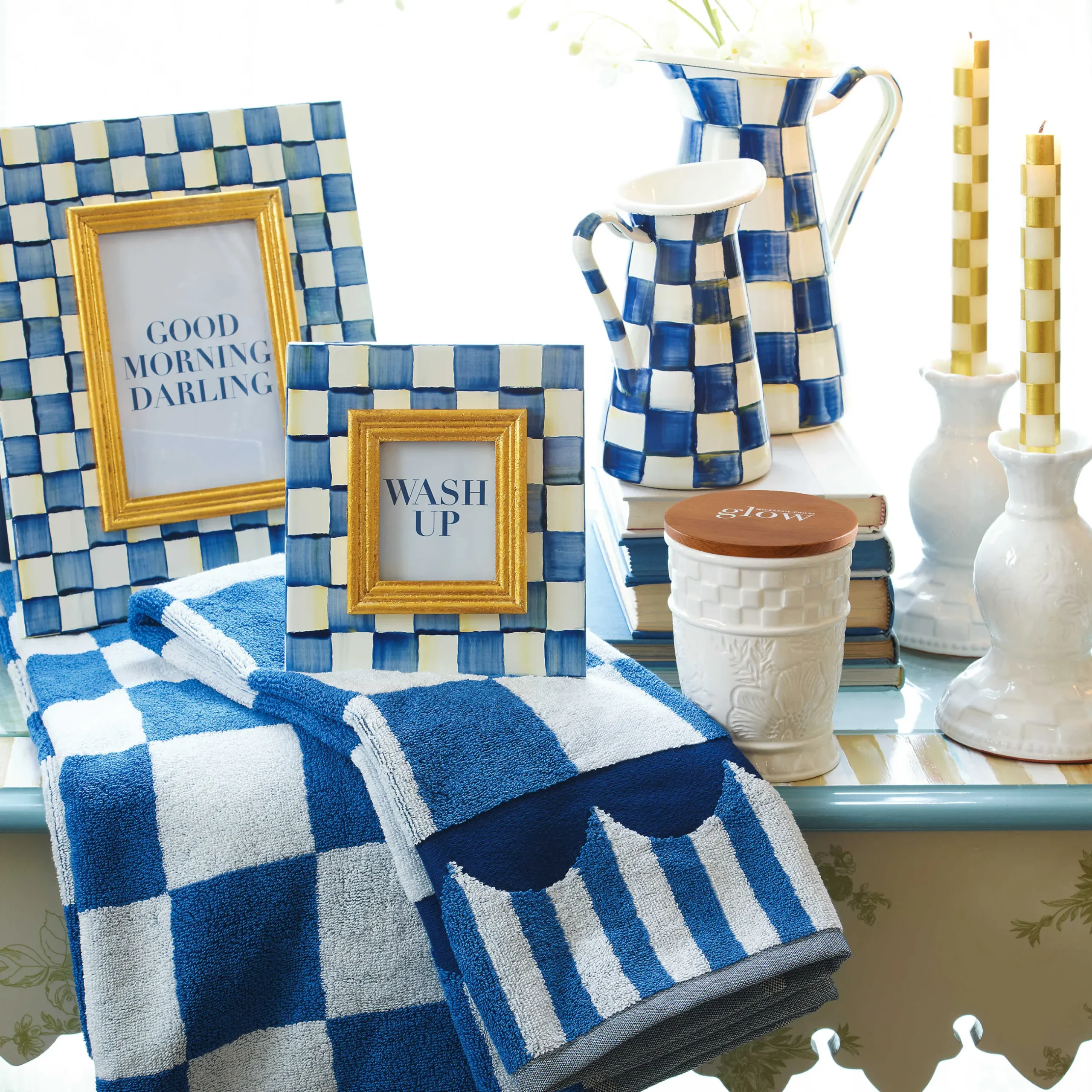 Room Accents|MacKenzie-Childs Royal Check 2.5 x 3 Frame