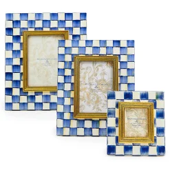 Room Accents|MacKenzie-Childs Royal Check 2.5 x 3 Frame
