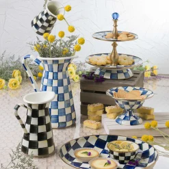 Serveware|MacKenzie-Childs Royal Check Abundant Bowl