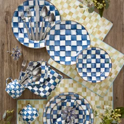 Dinnerware & Flatware|MacKenzie-Childs Royal Check Charger/Plate