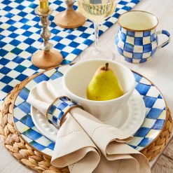 Dinnerware & Flatware|MacKenzie-Childs Royal Check Charger/Plate