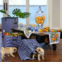 Table Accessories|Kitchen & Table Linens|MacKenzie-Childs Royal Check Cork Back Placemats, Set of 4