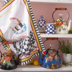 The Coffee Shop|Serveware|MacKenzie-Childs Royal Check Creamer